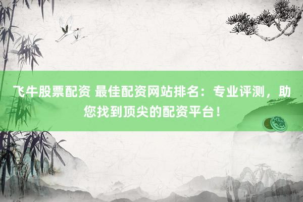 飞牛股票配资 最佳配资网站排名：专业评测，助您找到顶尖的配资平台！