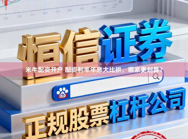 米牛配资开户 配资利率年息大比拼，哪家更划算？
